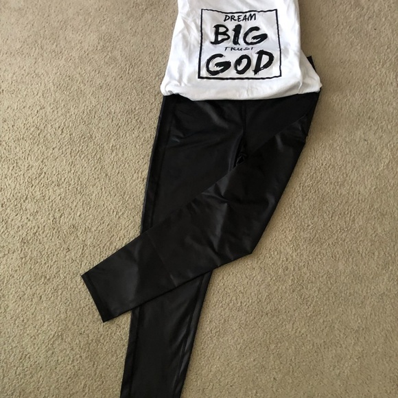 Coated Leggings by Ralph Lauren. Brand New - Picture 2 of 7